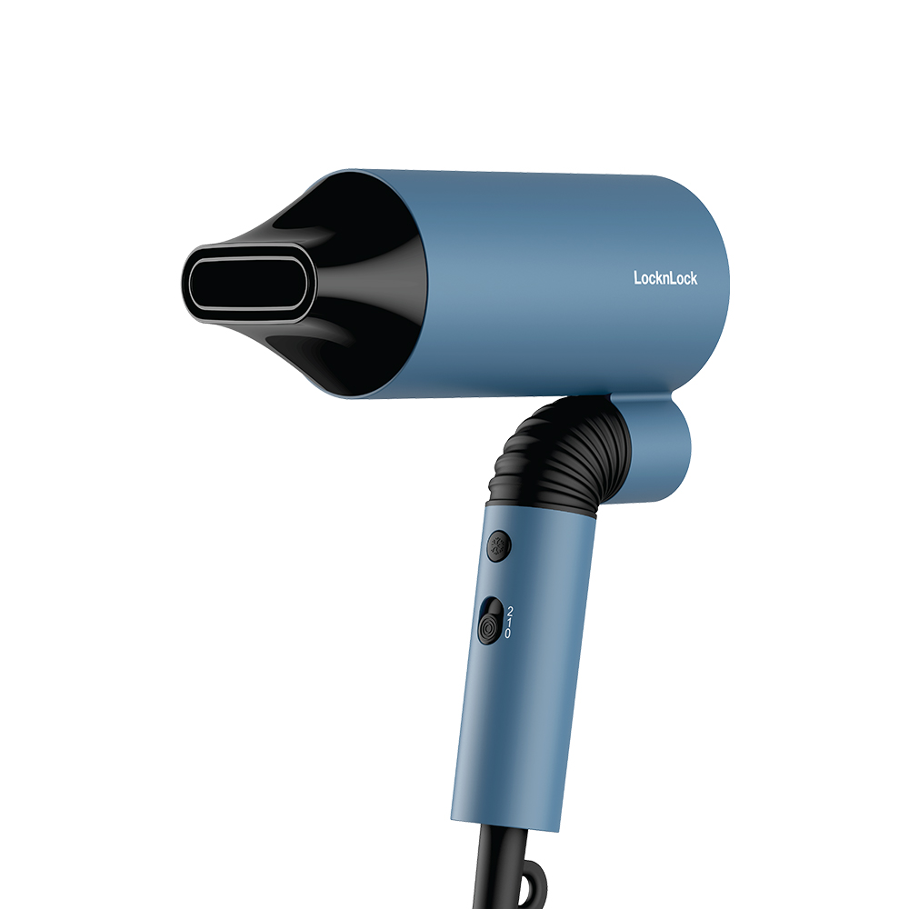 Máy Sấy Tóc Locknlock Foldable Hair Dryer 220 - 240V, 50/60Hz, 1600W - Màu Lam -  ENA166BLU, , large image number 3